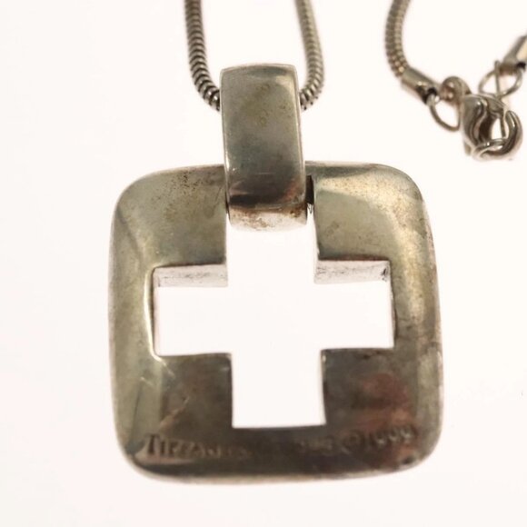 TIFFANY&Co. Necklace Ag925 Silver Auth am8150 - Picture 2 of 14